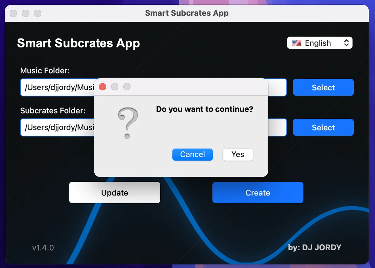 Smart Subcrates asking for confirmation before creating crates
